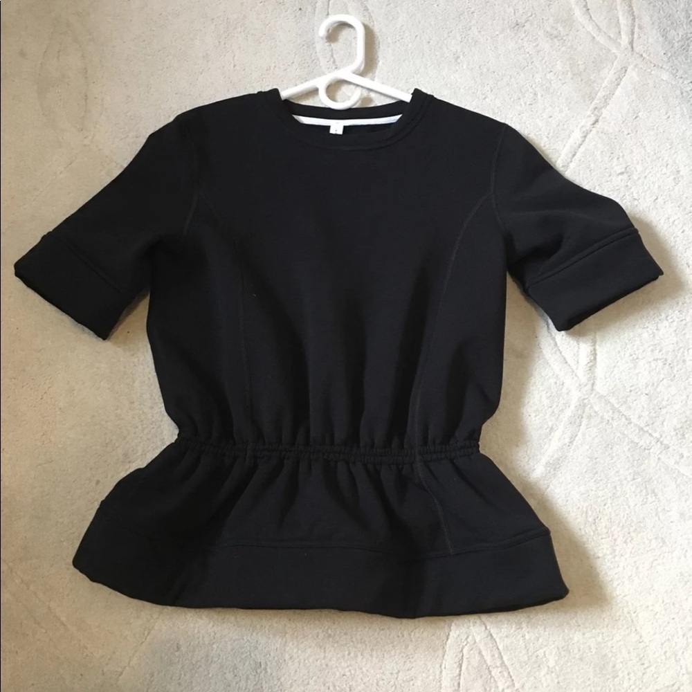 Lululemon Peplum Short Sleeve Sweatshirt, Size 4